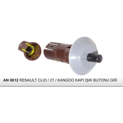 RENAULT CLIO / 21 / KANGOO KAPI IŞIK BUTONU GRİ