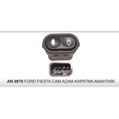 FORD FIESTA CAM AÇMA-KAPAMA ANAHTARI