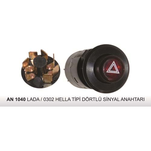 LADA / 0302 HELLA TİPİ DÖRTLÜ SİNYAL ANAHTARI