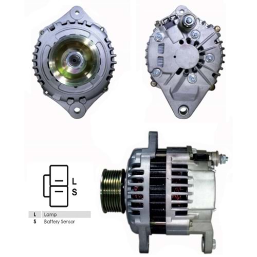 ALT DINAMO 12V 90A HITACHI TIPI ISUZU DMAX 2,5 3.0