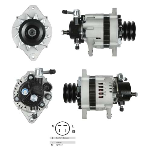 ALT DINAMO 24V 55A HITACHI TIPI ISUZU CHAMPION KAM