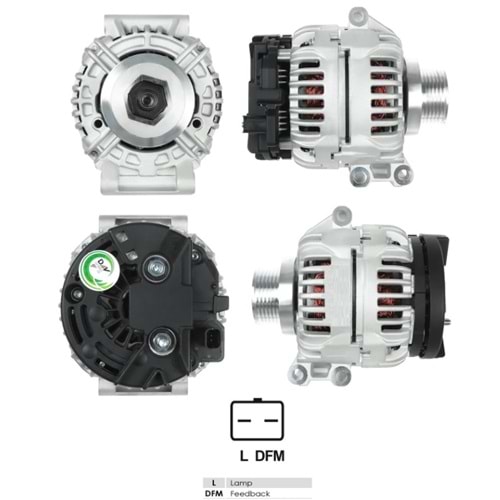 ALT DINAMO 12V 98A BOSCH TIPI RENAULT MEGANE 1,4 1