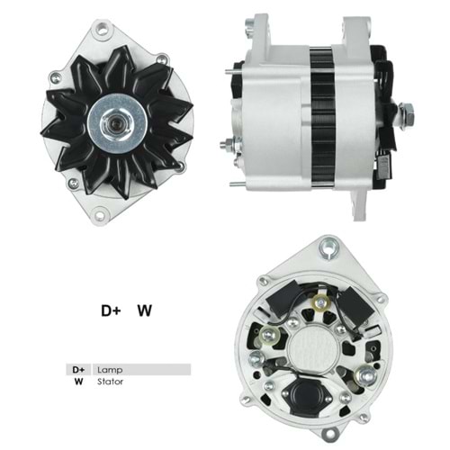 ALT DINAMO 24V 80A BOSCH TIP RENAULT KERAX / MAGNU