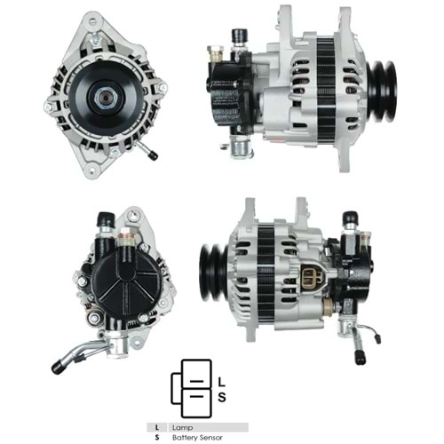 ALT DINAMO 12V 65A MITSUBISHI TIPI L300 2,5 D TD 9