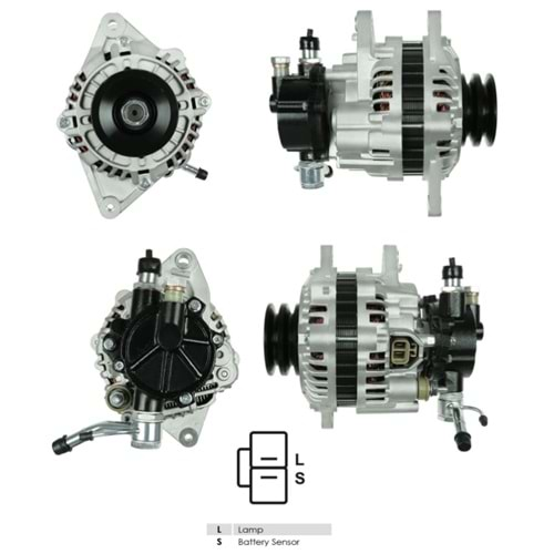 ALT DINAMO 12V 120A MITSUBISHI TIPI L300 2,5 D TD