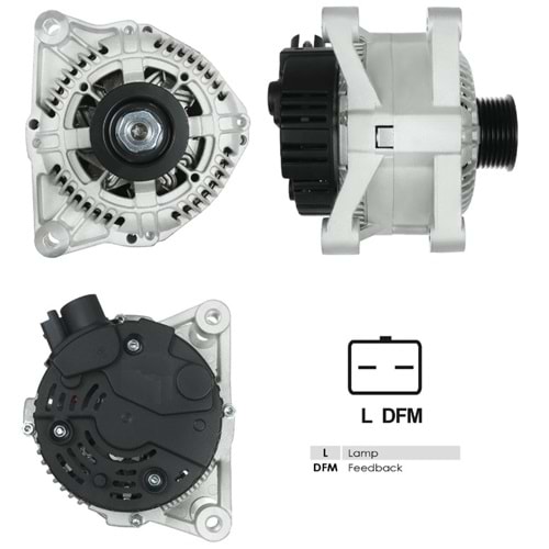 ALT DINAMO 12V 80A VALEO TIPI PEUGEOT PARTNER TEP