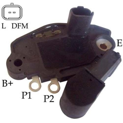 ALT KONJEKTOR 14.5V 2 FISLI VALEO TIPI RENAULT MEG