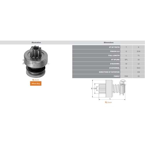 9 DİŞ MERCEDES 200D,220D,240D E.M.Tam Fr
