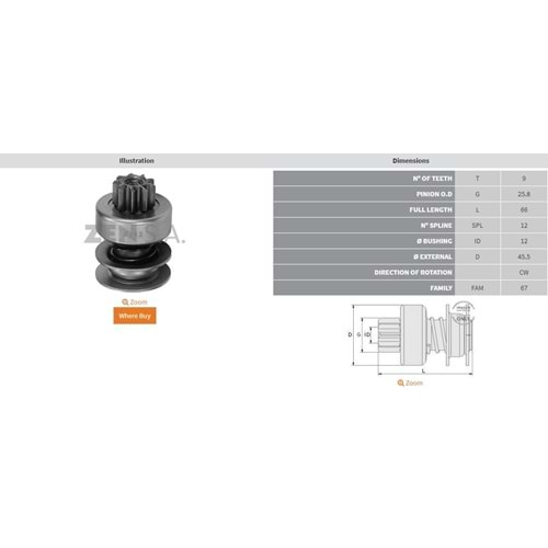 9 DİŞ OPEL DELCO TİPİ