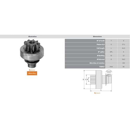 9 DİŞ LANDROVER MARŞ DİŞLİSİ