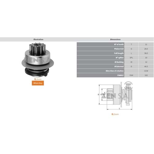 11 DİŞ LADA SAMARA 1.1 - 1.3 - 1.5