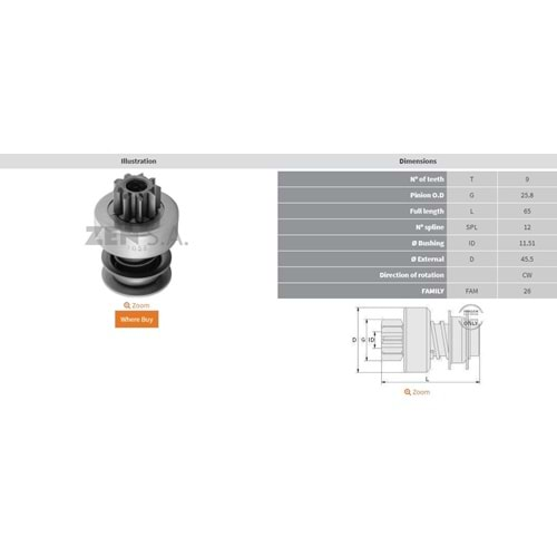 9 DIS PEUGEOT / RENAULT / FIAT / OPEL / ZAZTAVA /