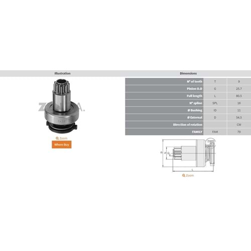 9 DİŞ VW LT 28SDI, LT 35 SDI, LT 46 SDI