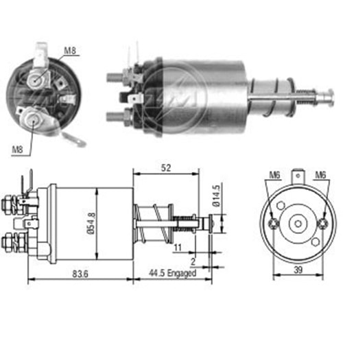 MARŞ OTOMATİĞİ 12V MASSEY FERGUSON SAPLAMALI (CBS-