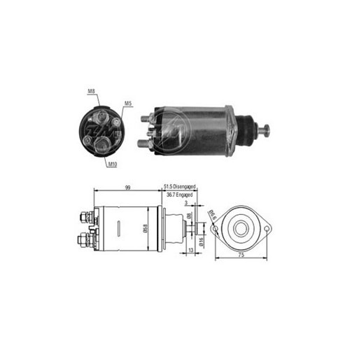 MARŞ OTOMATİĞİ 12V 28MT FORKLIFT IS MAKINESI (CBS-