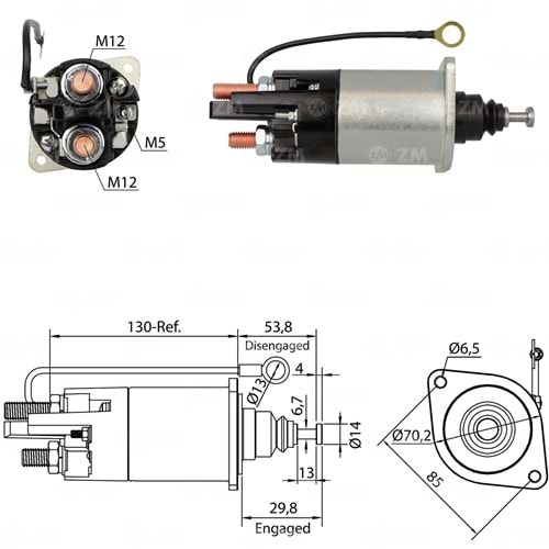 12V 39MT MERCEDES BENZ/VOLVO CUMMINS