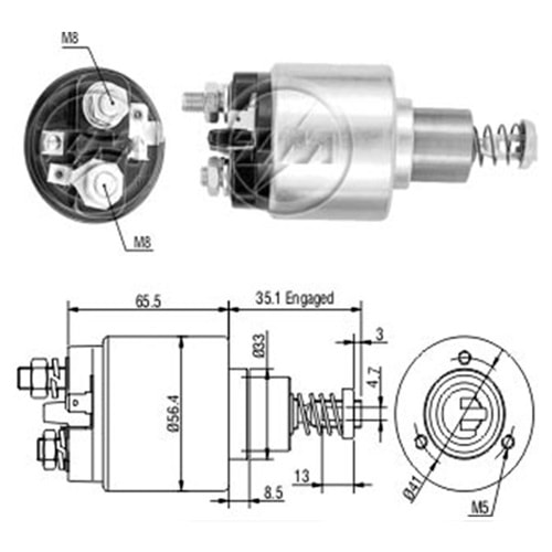 12V VOLKSWAGEN / OPEL 2 FISLI (CBS-B603)