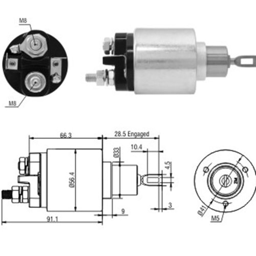MARŞ OTOMATİĞİ 12V AUDI 100-80-A4-A6 VW PASSAT