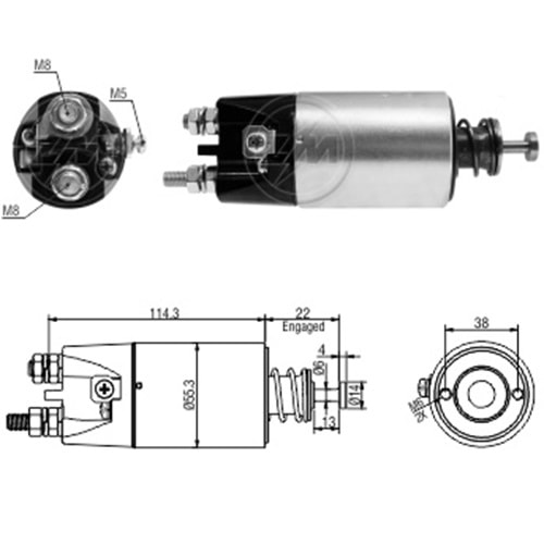 MARŞ OTOMATİĞİ 24V CATERPILLAR MITSUBISHI FUSO CAN