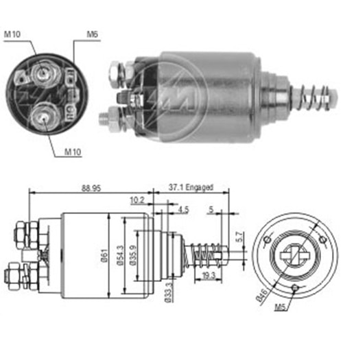 MARŞ OTOMATİĞİ 24V MERCEDES DIESEL (CBS-B703)