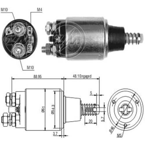 MARŞ OTOMATİĞİ 12V VOLVO IS MAKINASI AGRIFULL TRAK