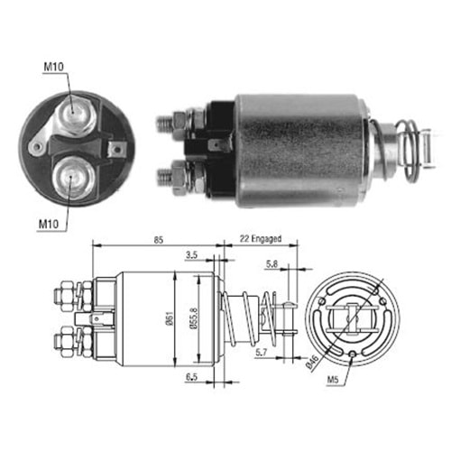 MARŞ OTOMATİĞİ 12V FIAT / IVECO (BMM PISTONLU)