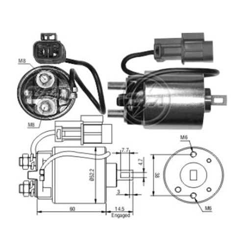 MARŞ OTOMATİĞİ 12V NISSAN PICK UP