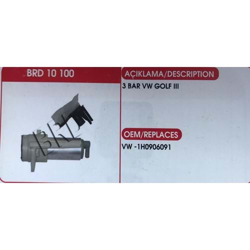 BENZIN POMPASI VW OEM-1H0906091D 3 BAR GOLF III