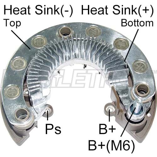 ALTERNATOR DIOT TABLASI 122MM 12*50A NISSAN INFINI