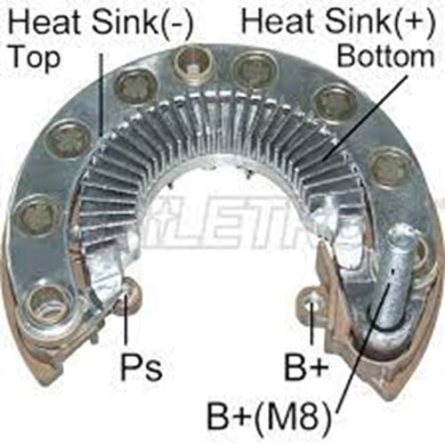 ALTERNATOR DIOT TABLASI 113mm MITSUBISHI L200 2.5