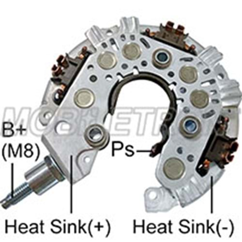 ALTERNATOR DIOT TABLASI 132mm CHEVROLET/CADILLAC/G