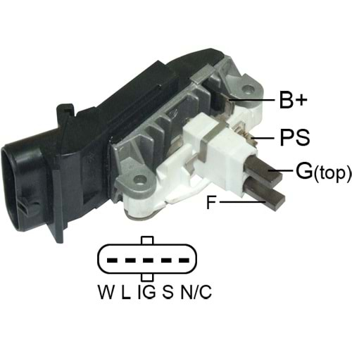 ALTERNATOR KONJEKTOR 24V MAN TGA (YANDAN 5 FIS)