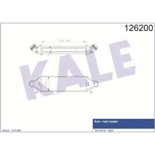 RADYATOR TURBO FORD TRANSIT V184-V347 00 gt;