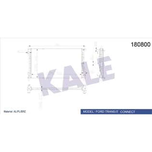 RADYATOR SU TRANSIT CONNECT V227 TDCI NAC MT 02 gt;