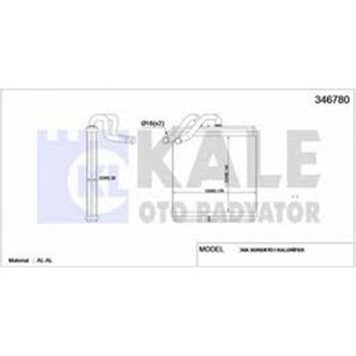 KALORIFER RADYATOR KIA SORENTO I