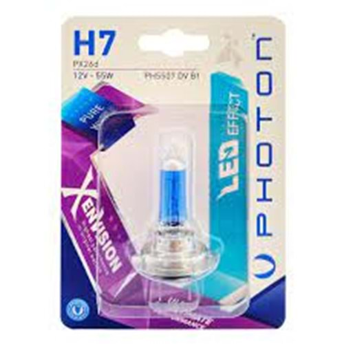 H7 12V 55W XEN VISION (TEKLİ BLISTER)