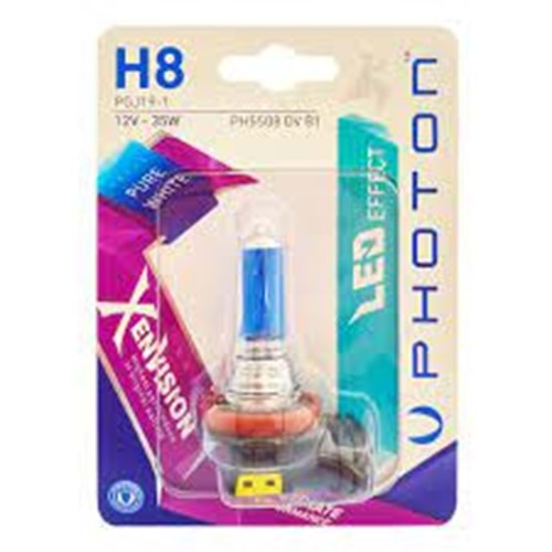 H8 12V 35W XEN VISION (TEKLİ BLISTER)