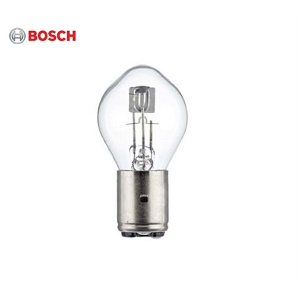 AMPUL 12V 35/35W S2 MOTORSIKLET BA20D BOSCH TIP