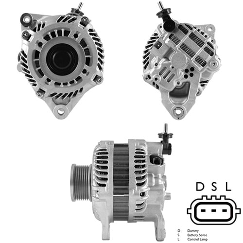 ALTERNATOR 12V 130 AMP NISSAN NAVARA 2.5 DCI - PATHFINDER 2.5 DCI 4WD