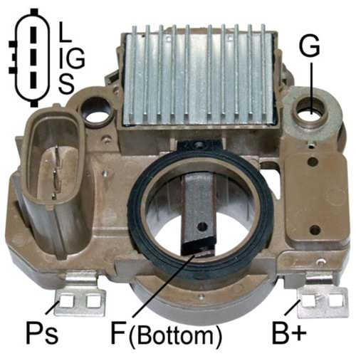 ALTERNATOR KONJEKTOR 24V 90 AMP IVECO 190 - 260 - 340 - 380 - 400 - 410 - 440 - 720 (A4TA0594 - A4TA8494 - A4TA8491 - A4T