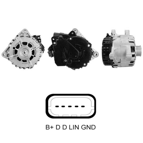 ALTERNATOR 12V 180 AMP CITROEN 1.6 HDI / PEUGEOT 1.6 HDI (IST60C017)