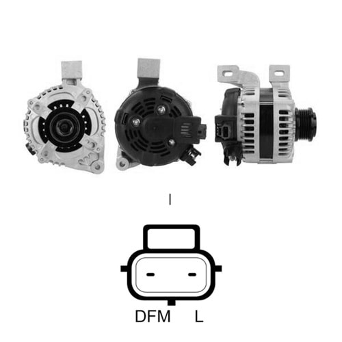 ALTERNATOR 12V 150 AMP VOLVO S40 2.4 - V50 2.4 - 2.5 (104210-4050)