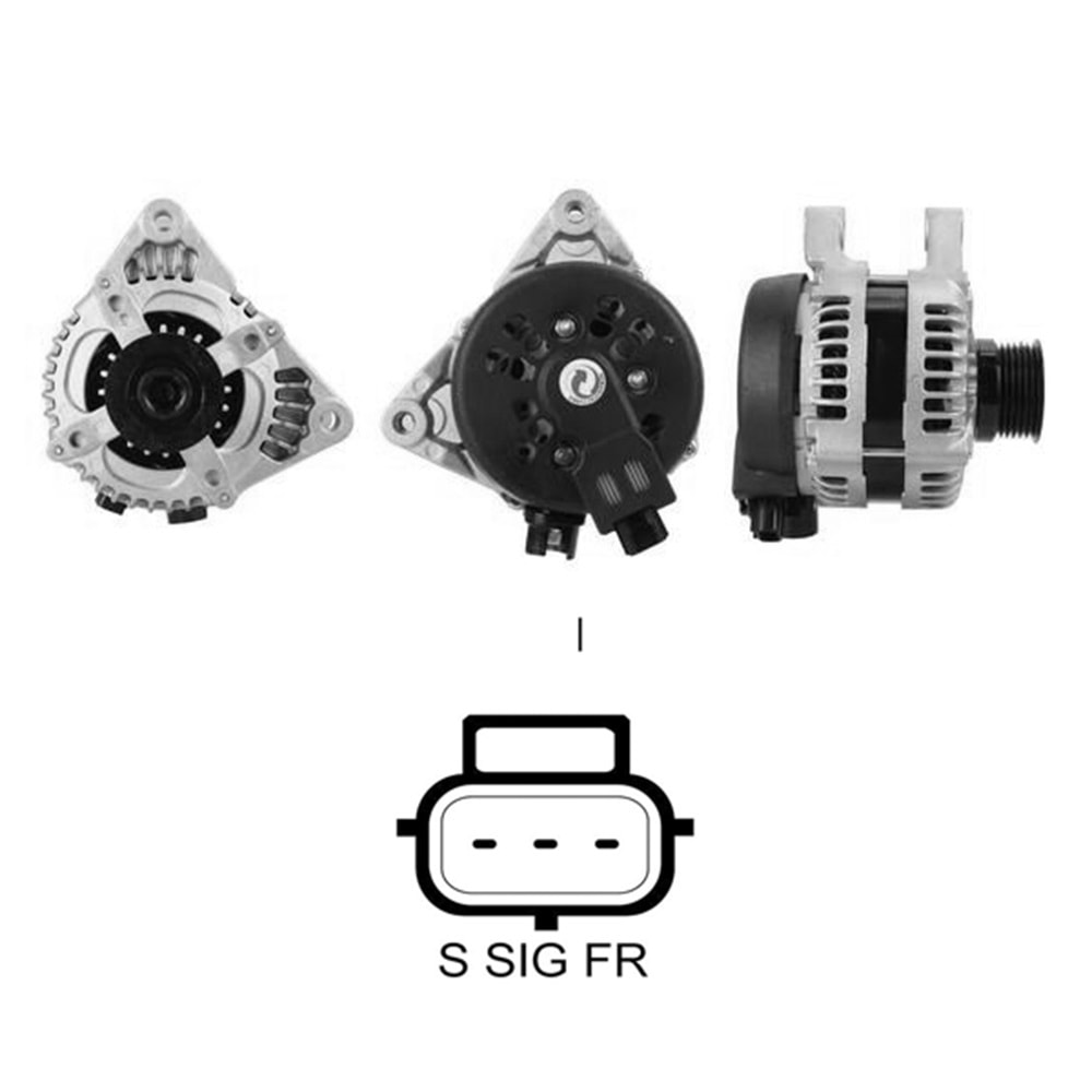 ALT. ALTERNATOR 12V 120 AMP FORD C-MAX - FIESTA - FOCUS - FUSION - KUGA / MAZDA 3 / VOLVO (104210-3512 104210-3513 -