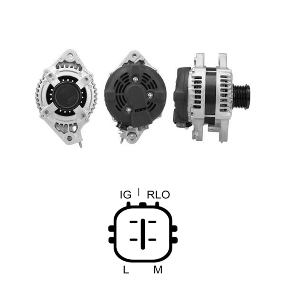 ALTERNATOR 12V 150 AMP LEXUS GS 300 3.0 - IS 250 2.5 (104210-2040) (DAN1354)
