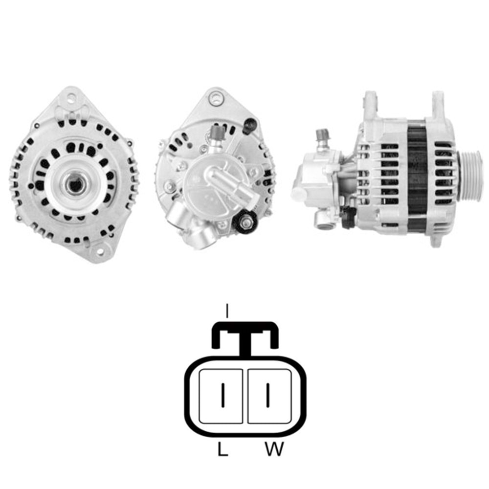 ALTERNATOR 12V 100 AMP HONDA CIVIC / OPEL ASTRA - COMBO - CORSA - MERIVA 1.3 - 1.7 CDTI (LR1100-502)