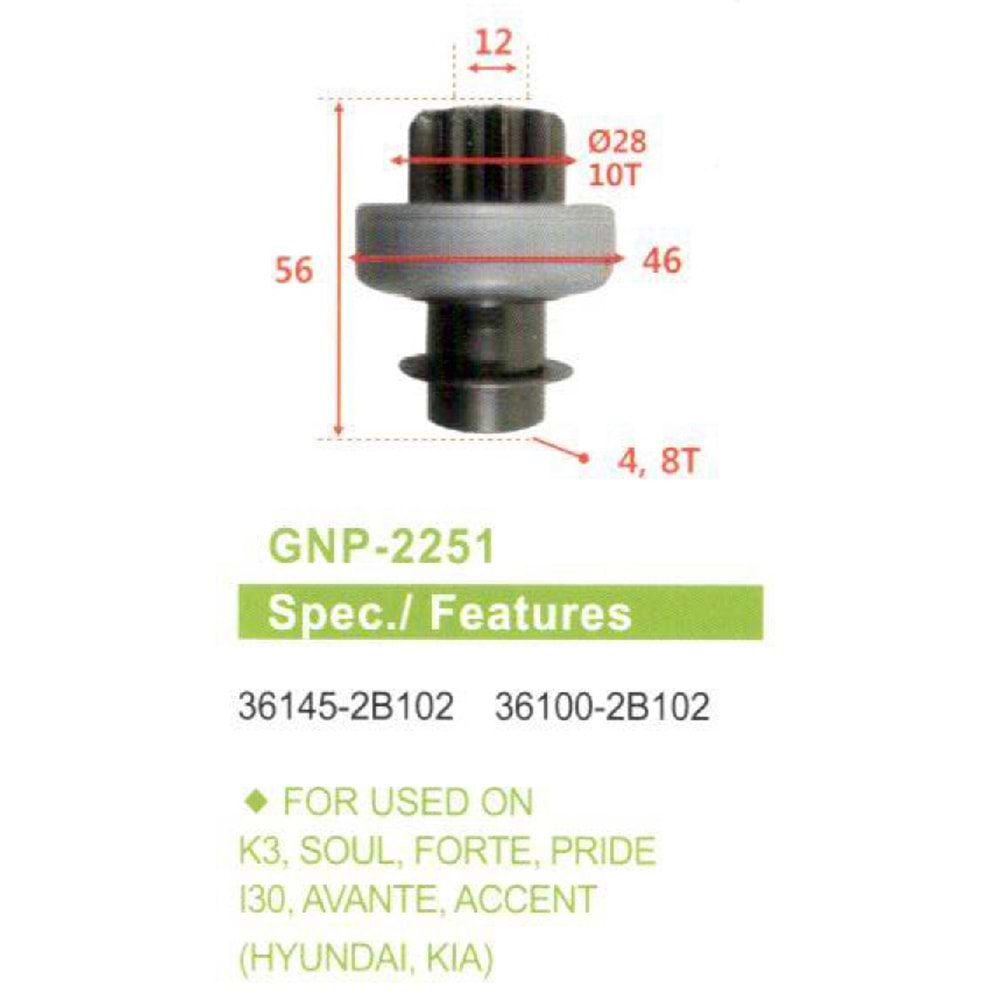 MARS DISLISI 10 DIS HYUNDAI ACCENT - ELENTRA - I20 - I30 KIA CEED - CERATO - RIO - SOUL