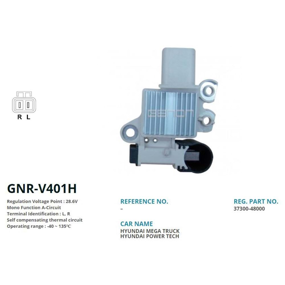 ALTERNATOR KONJEKTOR 24V HYUNDAI KAMYON (L,R)