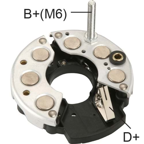 ALTERNATOR DIOT TABLASI 90MM OPEL / VOLKSWAGEN / PEUGEOT / JOHNDEERE CIVATALI