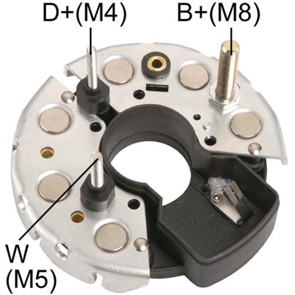 ALTERNATOR DIOT TABLASI 114MM MERCEDES 2521 KAMYON KALIN CIVATA