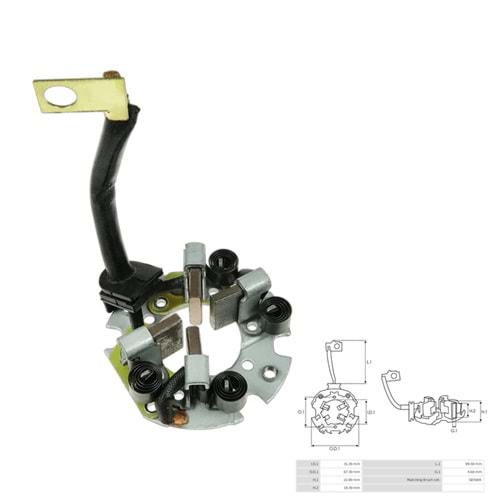 MARS KOMUR YUVASI 12V FIAT DUCATO - SCUDO / PEUGEOT BOXER - PARTNER / MAZDA 626 2.0L (JASX 42-43) (4.5 x 18 x 17.5) (M